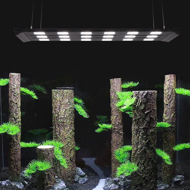 智能魚(yú)缸雨林燈全光譜led水藻燈水族植物生長(zhǎng)燈三排燈